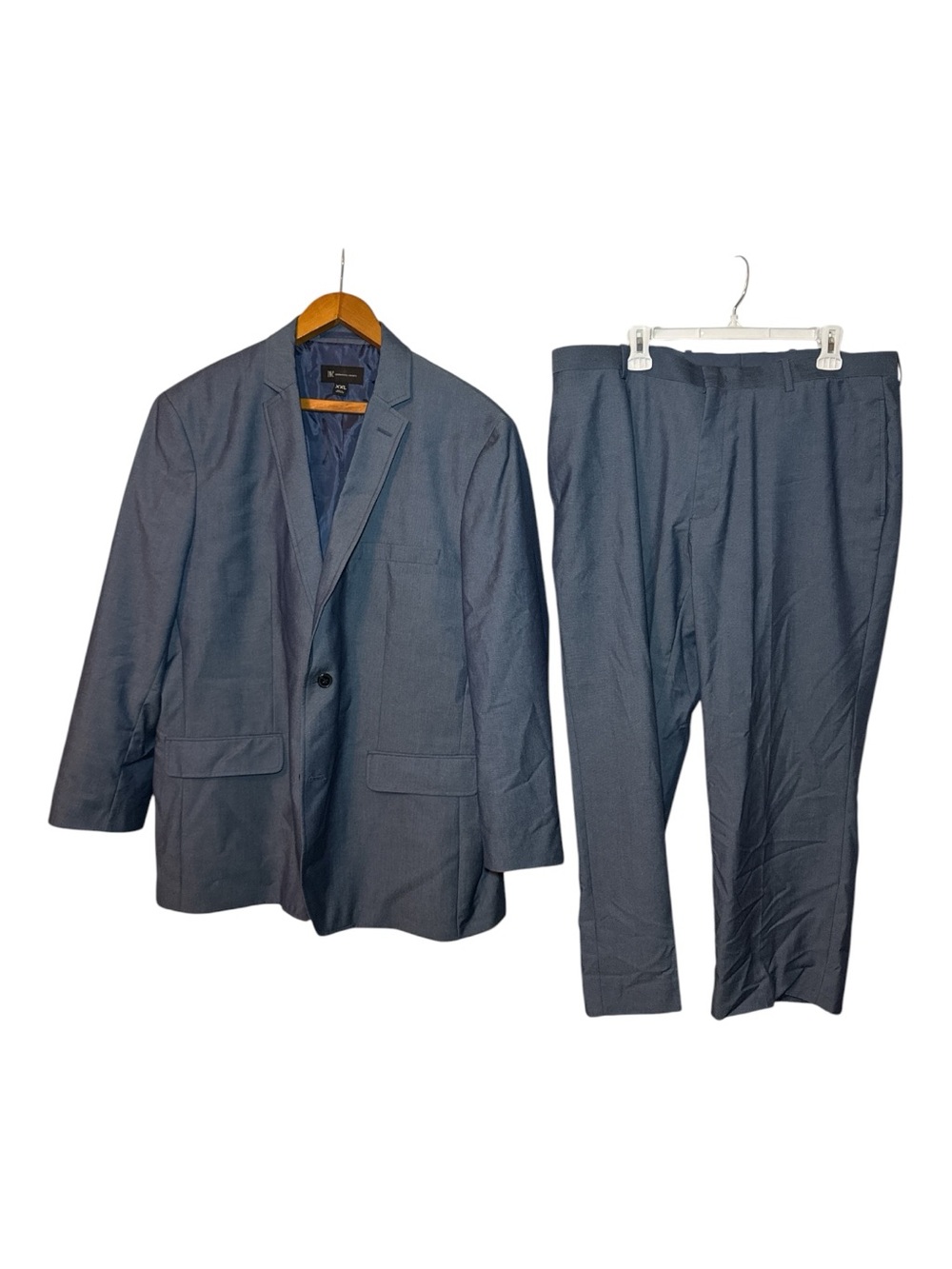 INC International Concepts Men’s Blue 2 Piece Suit XXL Jacket 38x26 Pants